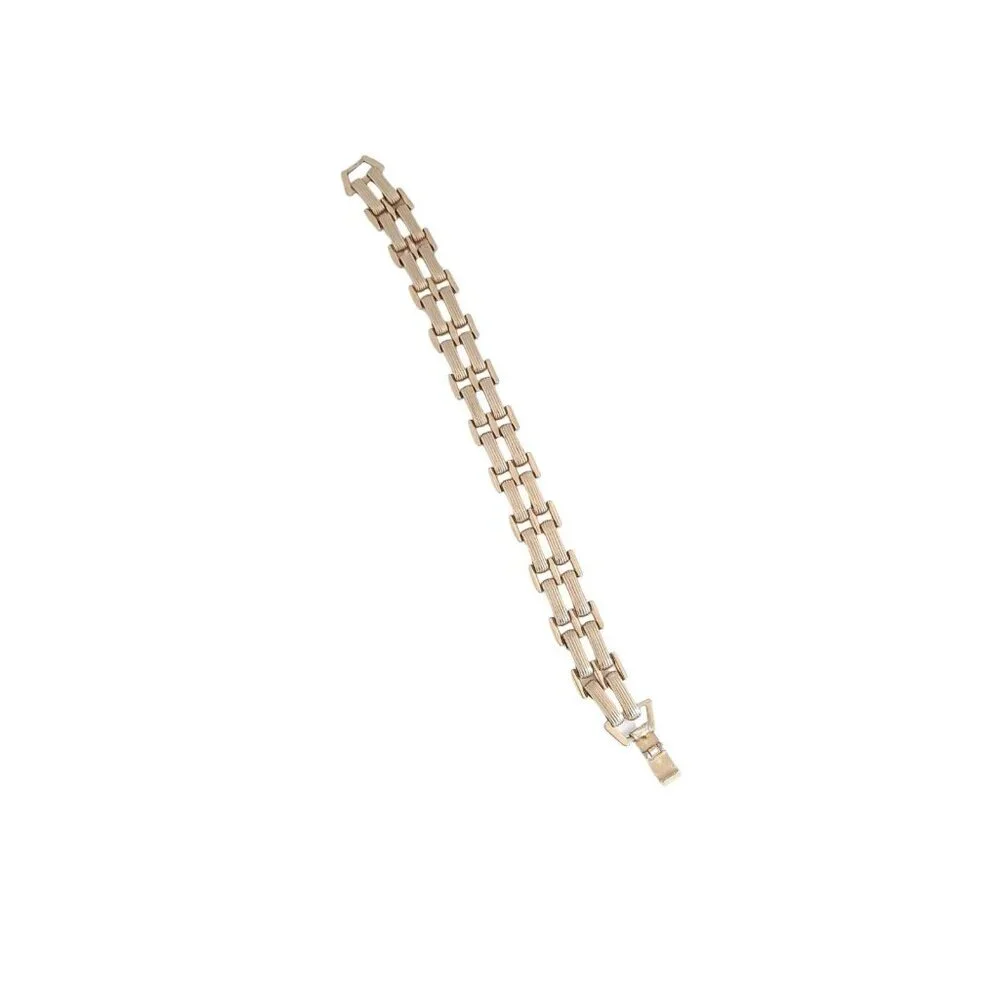 Vintage Gold-Tone Link Bracelet